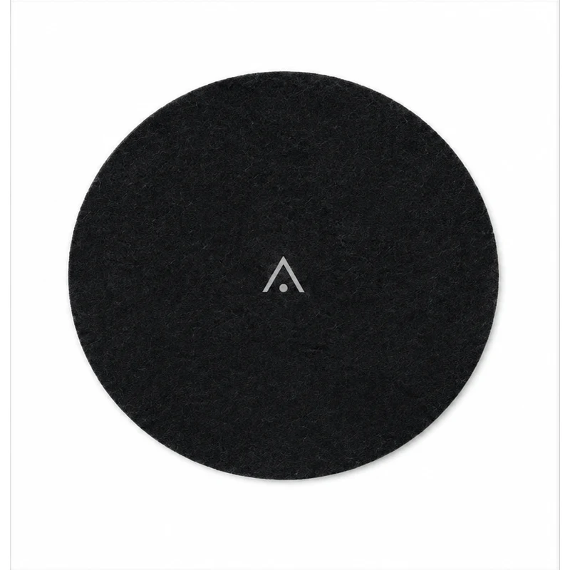 Posavasos de fieltro reciclado rPET en negro
