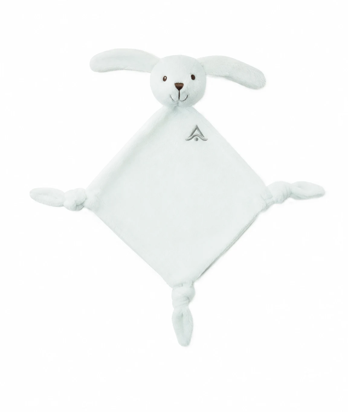Doudou de peluche blanco personalizado con el logo bordado