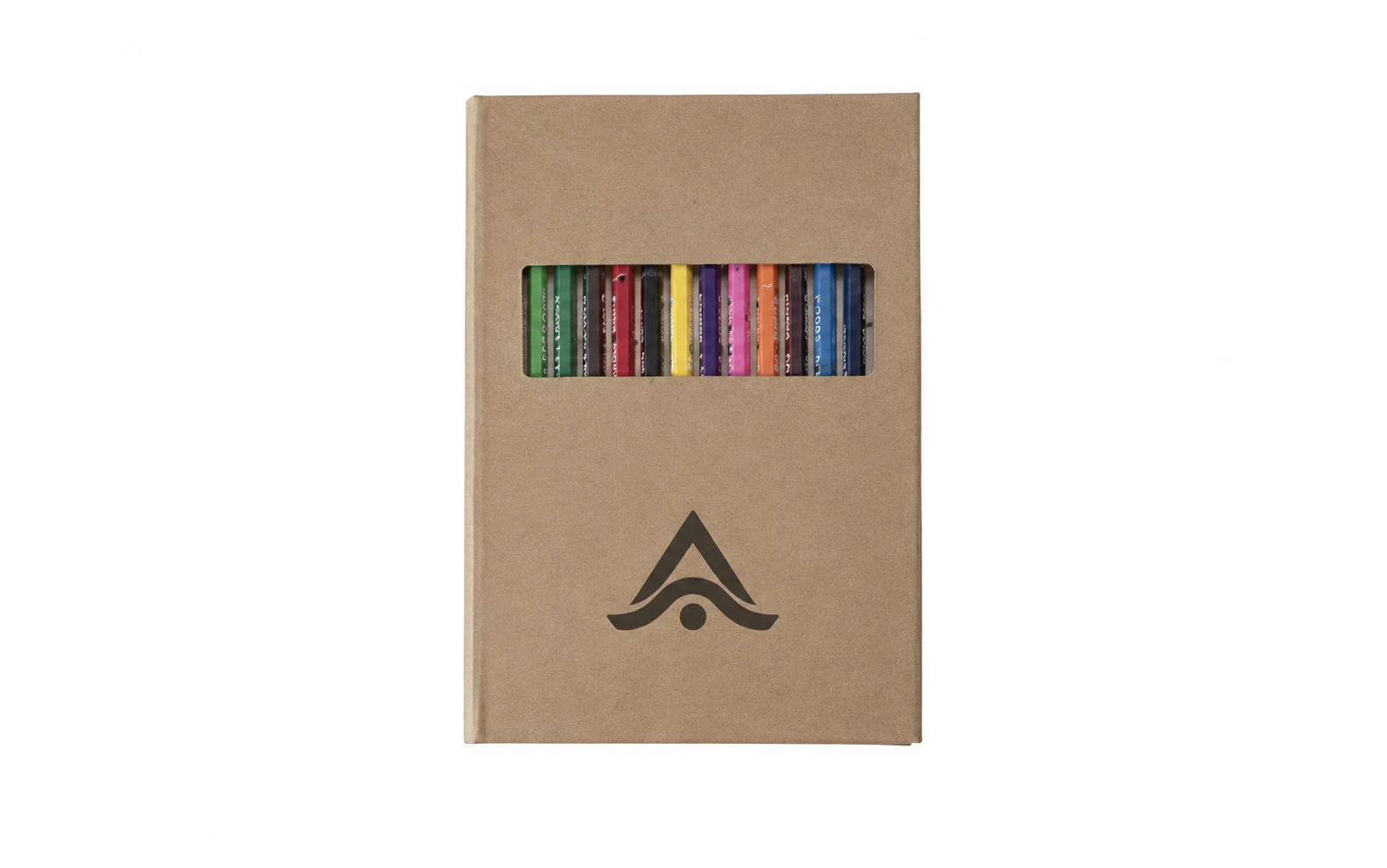 Set de dibujo de cartón con mandalas personalizado con logo impreso