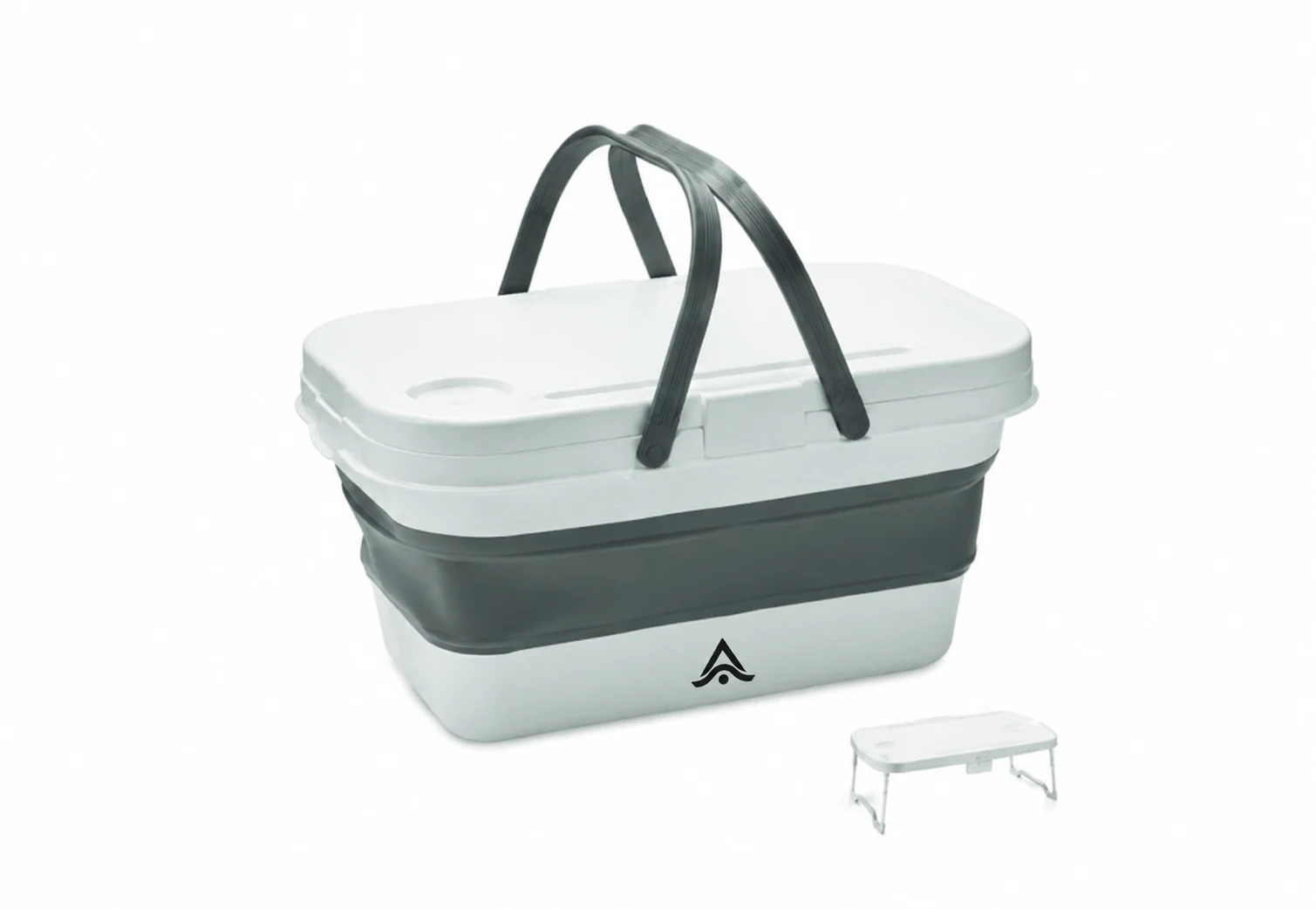 Cesta de picnic plegable de 16 litros personalizada con logo impreso