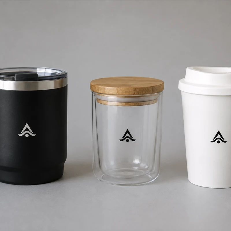 Comparativa de tazas térmicas en acero inoxidable, vidrio y cerámica