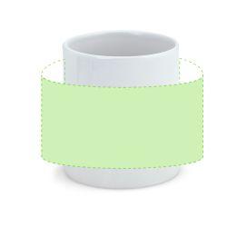 Centrado alrededor de la taza