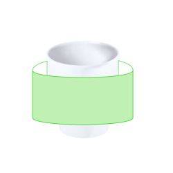 Centrado alrededor de la taza