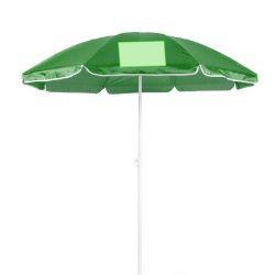 En uno de los paneles de la sombrilla