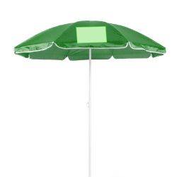 En uno de los paneles de la sombrilla