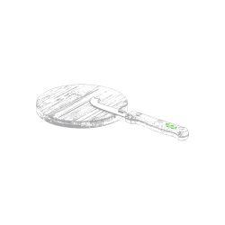 En el mango del cuchillo