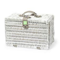 En la solapa de cierre