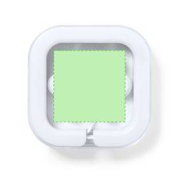 En la caja de presentación