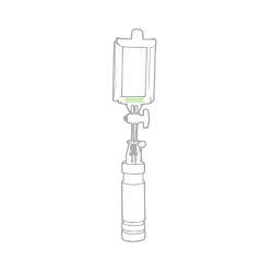 En el lateral de la pinza cara A