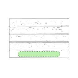 Parte inferior de la cara principal