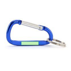 En la parte plana del mosquetón