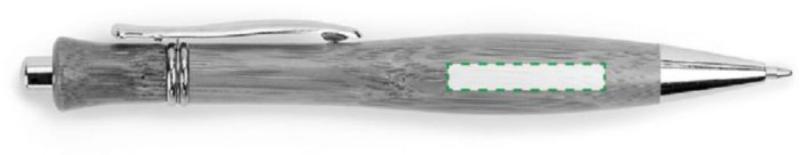 Junto al clip, escritura zurda