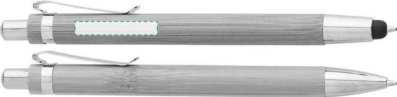 Junto al clip, escritura zurda