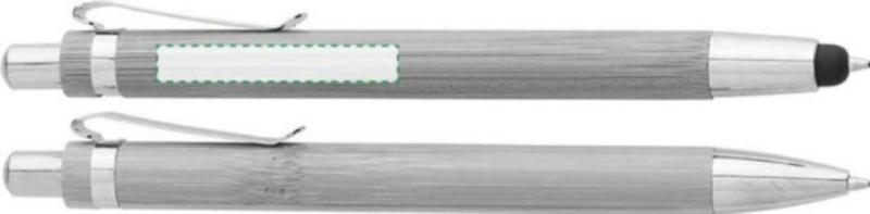 Junto al clip, escritura zurda