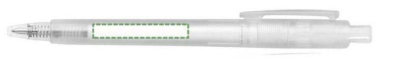 Junto al clip, escritura diestra