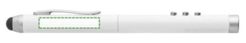 Junto al clip, escritura zurda