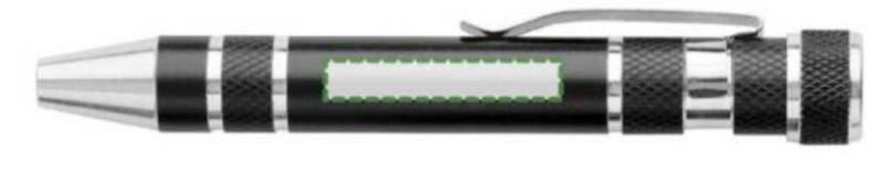 Junto al clip, escritura diestra