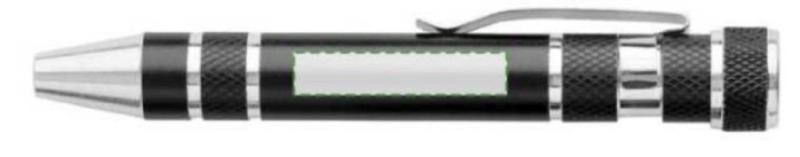 Junto al clip, escritura diestra