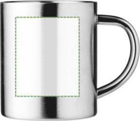 A la izquierda del asa