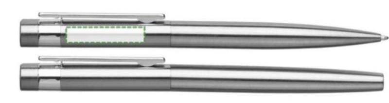 Junto al clip, escritura zurda