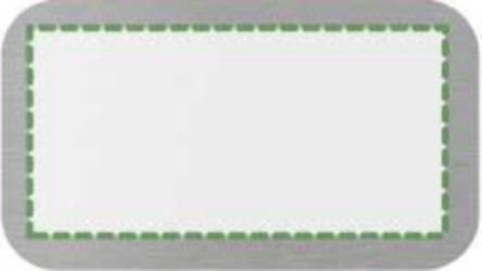 En la placa de metal