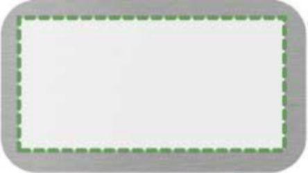 En la placa de metal