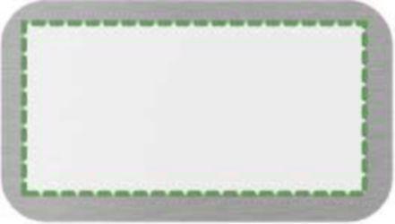 En la placa de metal