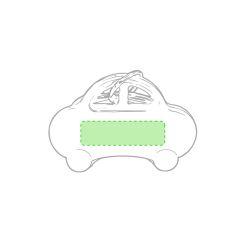 En la parte metálica